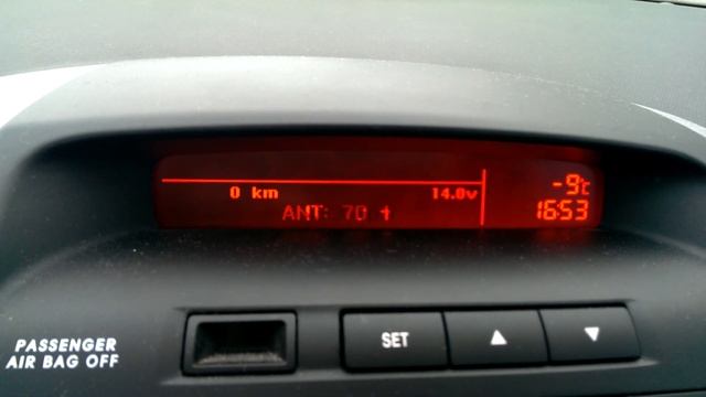 OBDII на верхний дисплей Kia Ceed FL