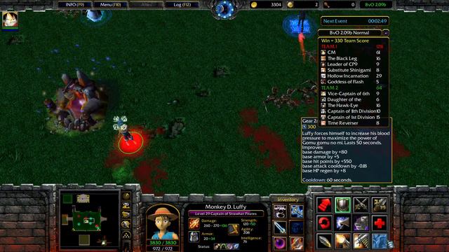One Piece VS Bleach | Warcraft 3 | Monkey D Luffy Hero смотреть онлайн