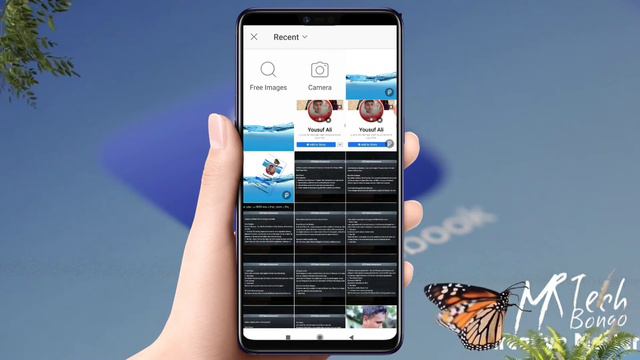 Facebook Profile Screenshot Editing In Water | Facebook Photo Edit | Mr Tech Bongo