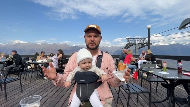 Межсезонье на Красной поляне с младенцем. Где купаться в горах Сочи осенью. смотреть онлайн