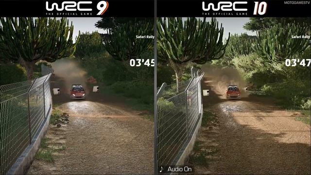 WRC 9 Vs WRC 10 PC Comparison | Citroen Xsara WRC At Safari Rally Kenya