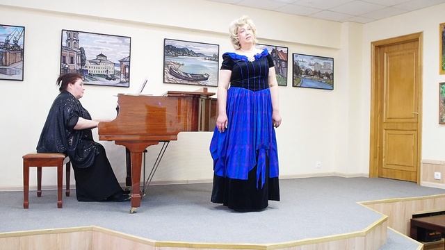 05 Россини Романс Дездемоны из оперы "Отелло", Галина Перфильева, Людмила Калинина.MOV