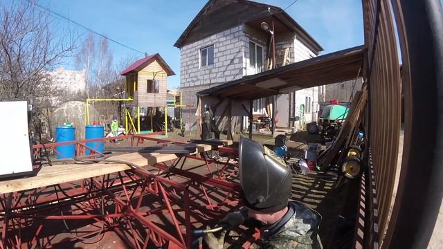 Строительство каркаса составного понтона смотреть онлайн