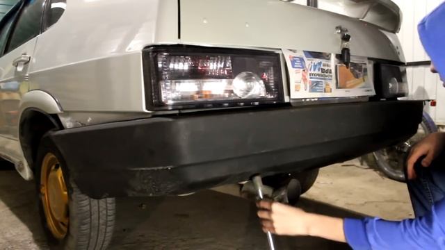 Как установить задний бампер на ваз смотреть онлайн