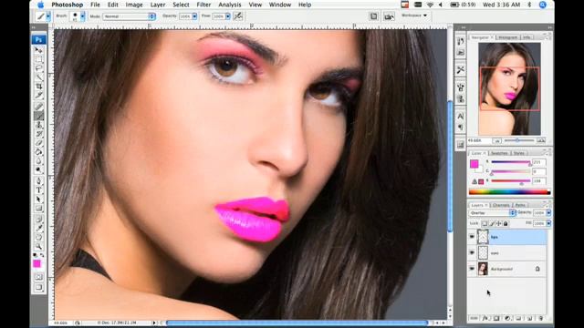 Adding Makeup in Photoshop смотреть онлайн