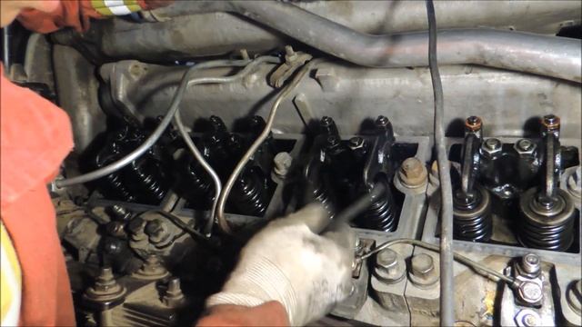 Регулировка клапанов двигатель КАМАЗ 54115 евро 2