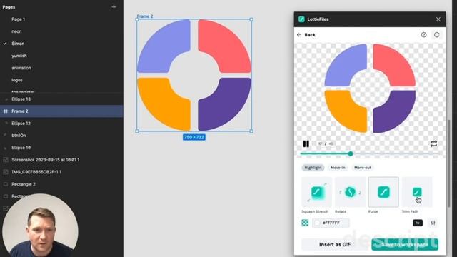 Create custom Lottie animations in Figma смотреть онлайн