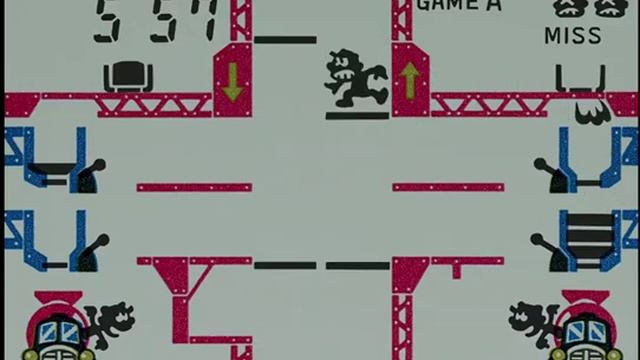 Game & Watch: Mario's Cement Factory (New Wide Screen) (1983 Nintendo) смотреть онлайн