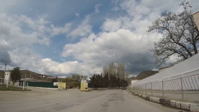 Крым сейчас.Судак по улицам на авто. смотреть онлайн