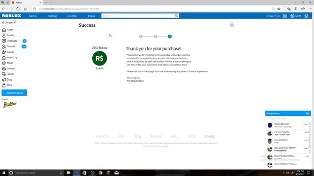 40$ Roblox card Buying robux! VOICE REVEAL! смотреть онлайн