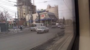 Поездка на трамвае КТМ-23 (71-623-04.01) (2021 г.в) борт 0015 маршрут 6