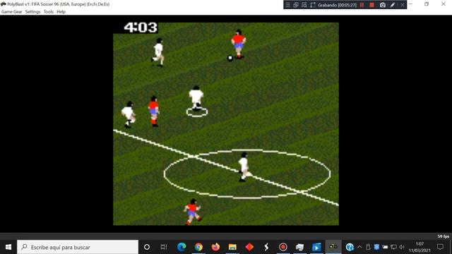 FIFA Soccer 96 - Game Gear Sega - PolyBlast v1 emulator - test Windows 10 смотреть онлайн