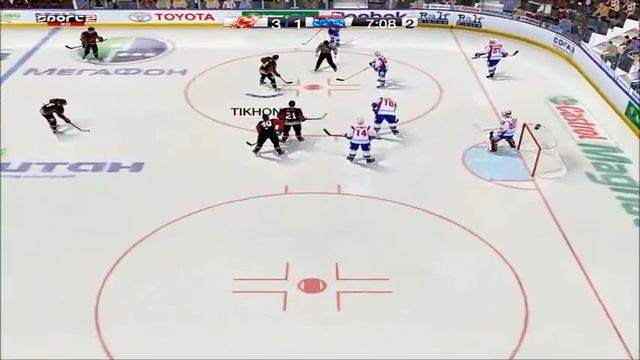 РХЛ 14. Опять играем за Авангард. Матч №45 с тольяттинской Ладой. смотреть онлайн