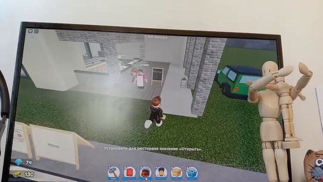 ЮЛЯ БОЛЬШЕ НЕ РАБОТАЕТ В РЕСТОРАНЕ?! я один|roblox смотреть онлайн