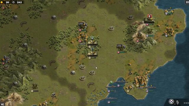 Glory of Generals: Pacific War walkthrough - Korean War (NATO): N.Koreas Invasion смотреть онлайн
