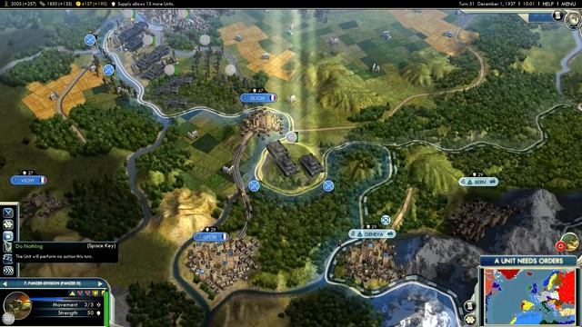 Civ 5 #1 "R.E.D. WWII Mod" - The Reich Stuff смотреть онлайн