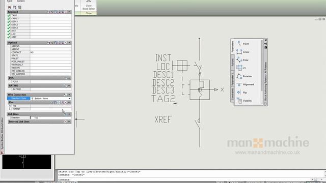 AutoCAD Electrical: How to use the Symbol Builder Tool. смотреть онлайн