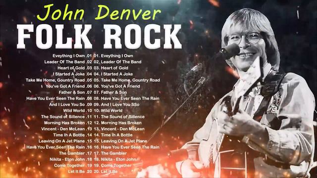 Classic Folk Rock & Country Music 🌴 Dan Fogelberg, Jim Croce, James Taylor, Neil Young, Don Mclean смотреть онлайн