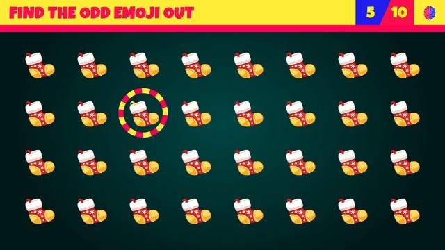 ? Christmas ? Find the Odd One Out Puzzles | Odd Emoji Out Game | Christmas Emoji Game смотреть онлайн