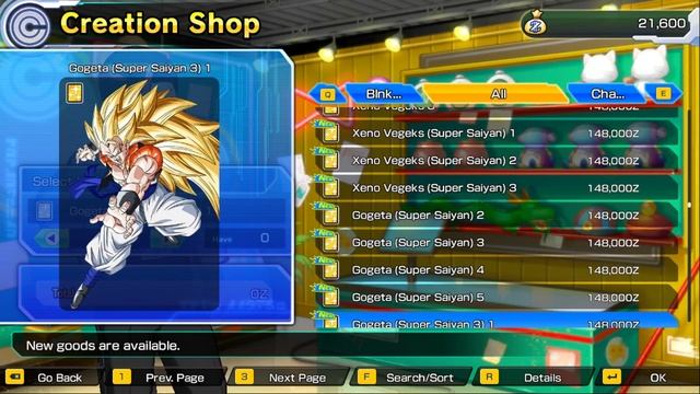 Giga Plus Rare Creation Shop Items in Super Dragon Ball Heroes World Mission смотреть онлайн