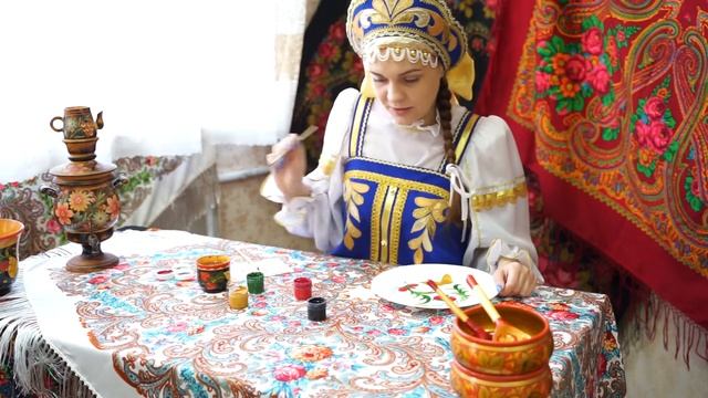 Мастер-класс "Хохломская роспись" смотреть онлайн