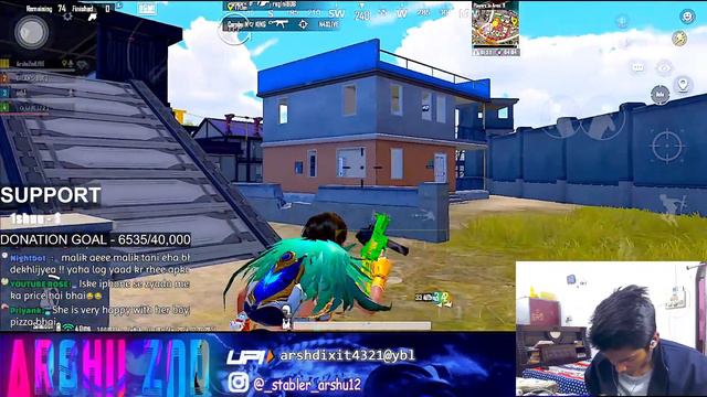 G.O.A.T IS HERE | BGMI RANK PUSH WITH 7 FD With Zod Army