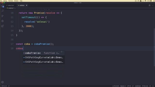 JAVASCRIPT LANJUTAN | 14. Async Await смотреть онлайн