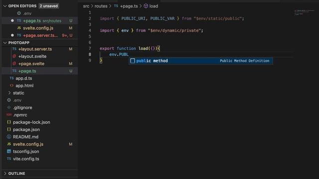 SvelteKit | $env module | how to use .env in SvelteKit 1.0 смотреть онлайн