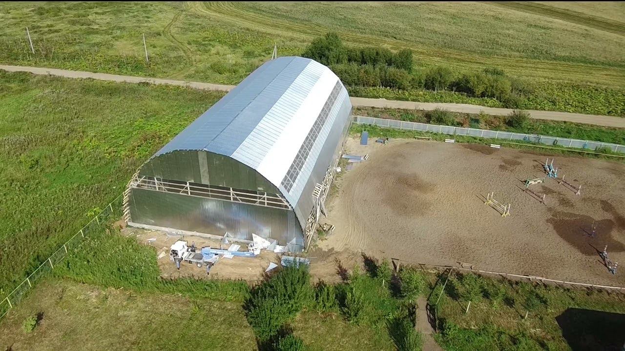 Здание склада, обшивка профлистом смотреть онлайн