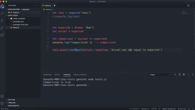 05 - Use the Double Equals to Assert Equality - Quality Assurance with Chai - freeCodeCamp Tutorial смотреть онлайн