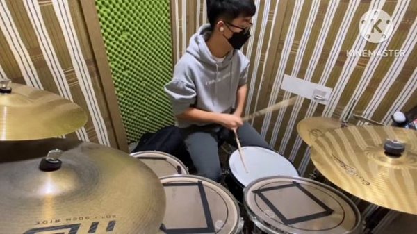Happy Birthday song drum cover by DJ