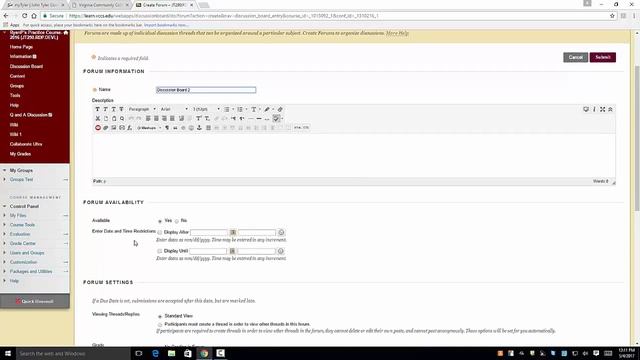 Discussion Forums Presentation смотреть онлайн