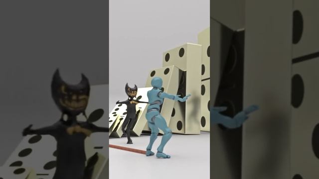 How to activate the Double Domino Effect ? #dominoeffect #spiderman #bendy смотреть онлайн