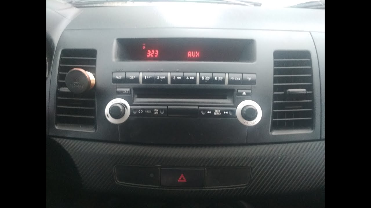 Митсубиси лансер 10 аукс + Юсби. AUX+USB Mitsubishi Lanser X.mp4