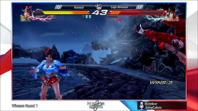 Tekken 7 @ Neil's (7-18) - Koolaid (Josie) vs. Capt Afroman (Law) - WR1 смотреть онлайн