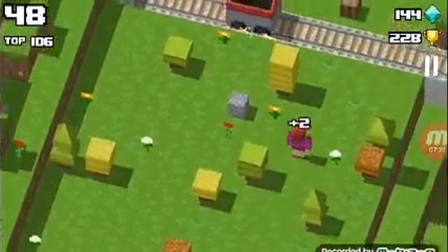 Crossy Creeper : скелет и много других персонажей в этой игре смотреть онлайн