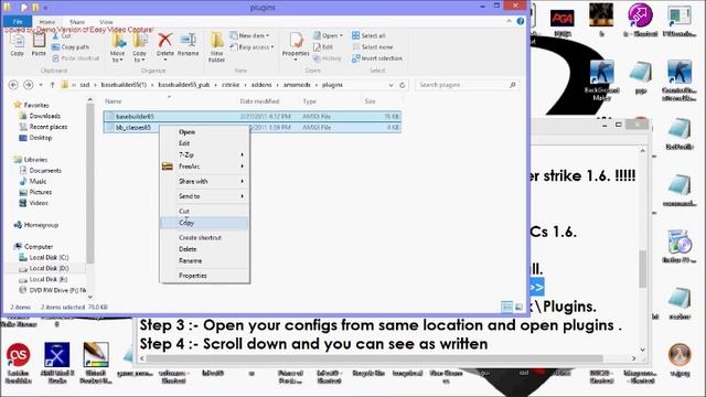 How To Put AMX modx in cs 1 6 and new plugins смотреть онлайн