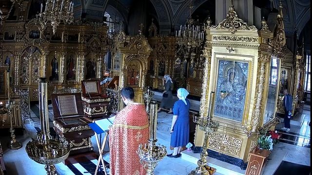 12.08 Чт. Вечерня и утреня. Предпразднство Креста. Мч. Евдокима смотреть онлайн