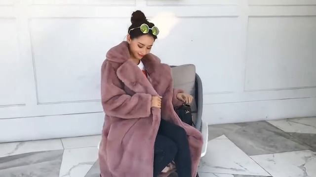 Шуба женская, теплая, большого размера, из искусственного меха купить с Aliexpress смотреть онлайн