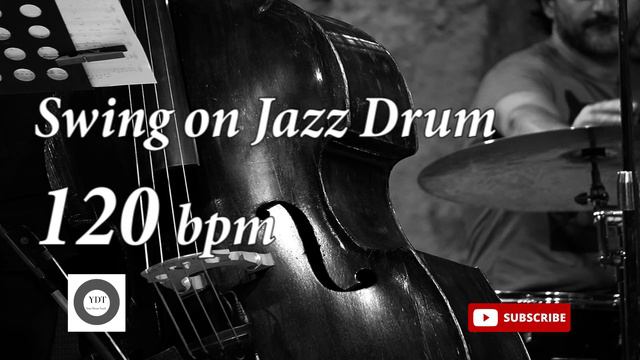 Swing on Jazz Drum - 120 bpm - HQ смотреть онлайн