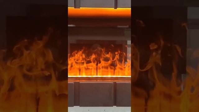 Очень уютное пламя у электрокамина. Можно даже встраивать в тумбу под ТВ. Хорошее увлажнение воздух смотреть онлайн