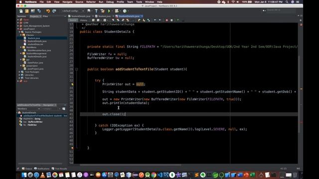 Java in Sinhala 9 With Netbeans - Store Data in Text Files смотреть онлайн
