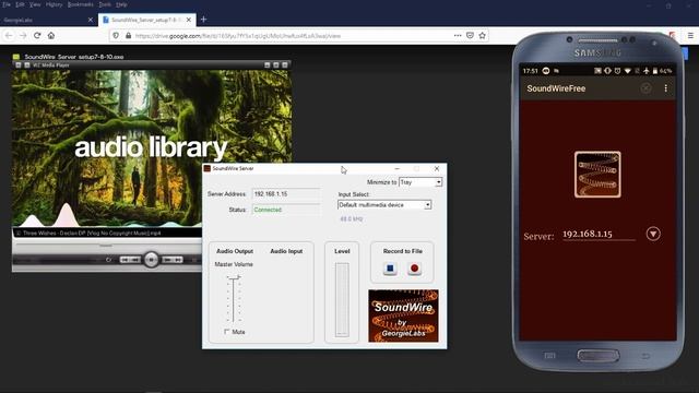 Use Android Smartphone as Laptop/Pc Speaker via Wifi смотреть онлайн
