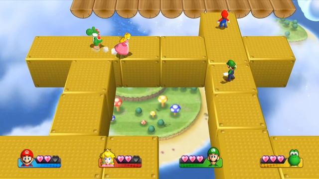 Mario Party 9 Minigames - Mario Vs Peach Vs Yoshi Vs Luigi (Master Difficulty)