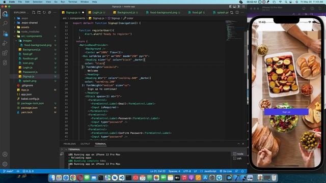 5-dars - Background Image quyish (restoran menu app) смотреть онлайн