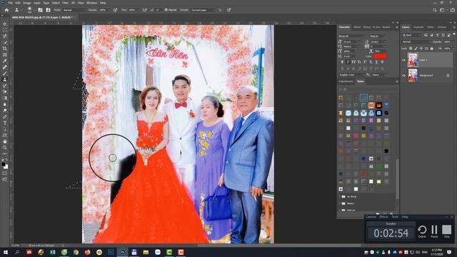 Xóa người trên photoshop chỉ 5 phút смотреть онлайн