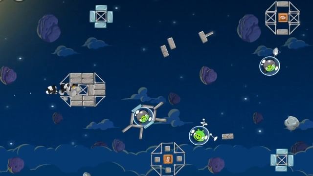 Angry Birds Space - Bomb Bird Gameplay смотреть онлайн