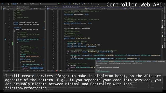 Web APIs (Controller & Minimal) & System.Text.Json: a quick review смотреть онлайн