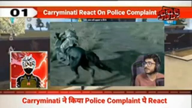 Carryminati Police Case React || Mobile Bunny Suicide Karne Ki Kosish ? || Carryminati Police Case смотреть онлайн