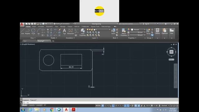 Autodesk AutoCAD Day 2 Live Video Recording | AutoCAD for Beginners | SaiCad AutoCAD Tutorials смотреть онлайн